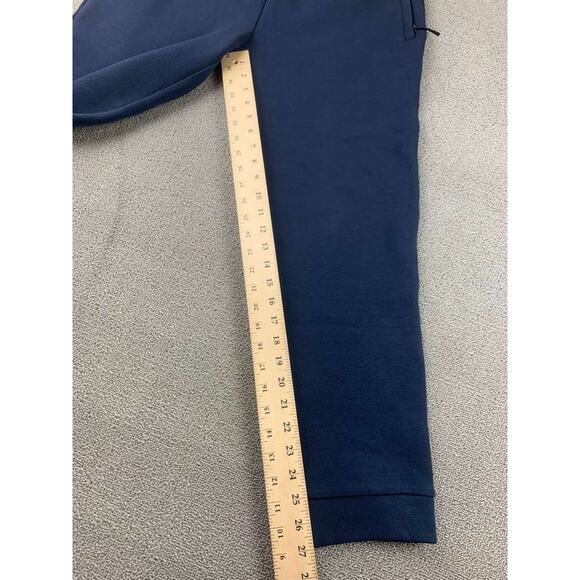 Calvin Klein Sweatpants Joggers Men M Navy Zip Pockets Cuffed Hem Elastic Waist - Picture 6 of 7